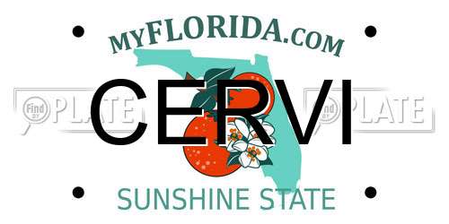 CERVI Florida License Plate