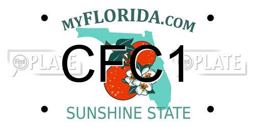 CFC1 Florida License Plate