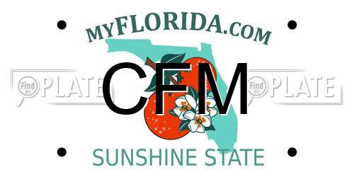 CFM Florida License Plate
