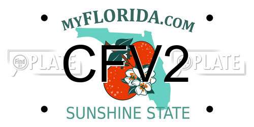 CFV2 Florida License Plate