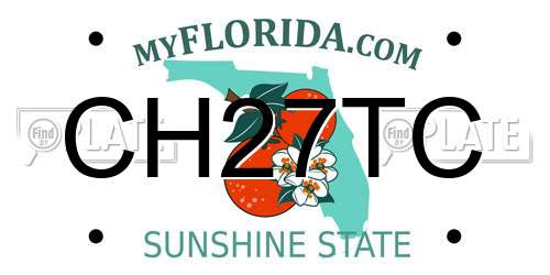 CH27TC Florida License Plate