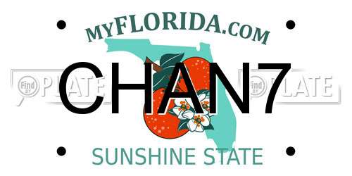 CHAN7 Florida License Plate