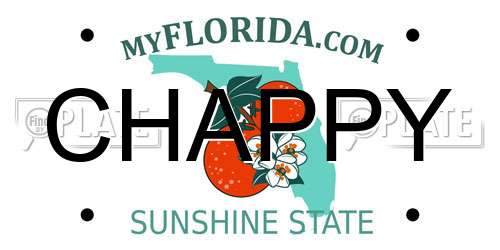 CHAPPY Florida License Plate