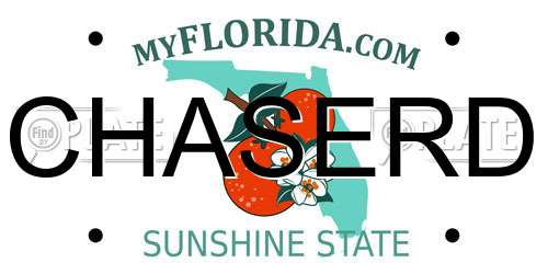 CHASERD Florida License Plate