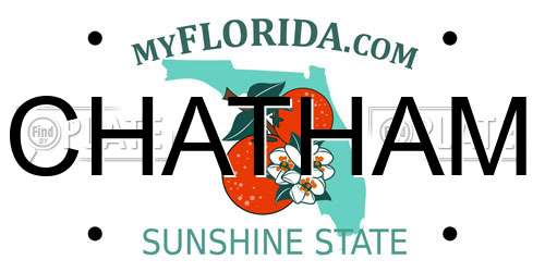 CHATHAM Florida License Plate