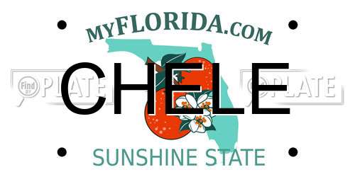 CHELE Florida License Plate