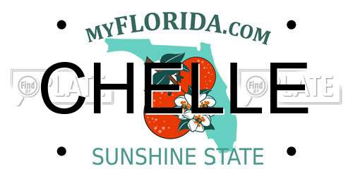 CHELLE Florida License Plate