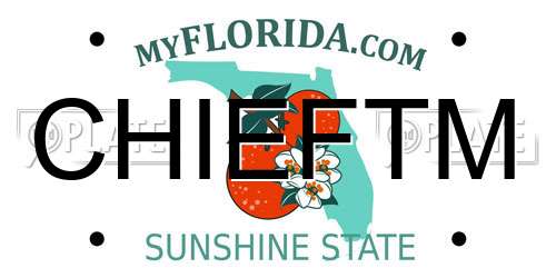 CHIEFTM Florida License Plate