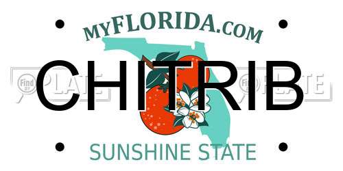 CHITRIB Florida License Plate