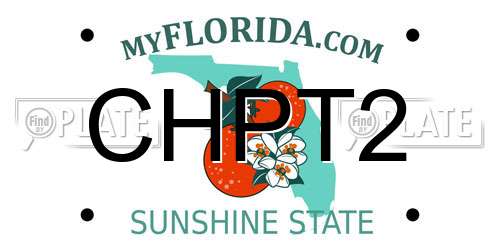 CHPT2 Florida License Plate