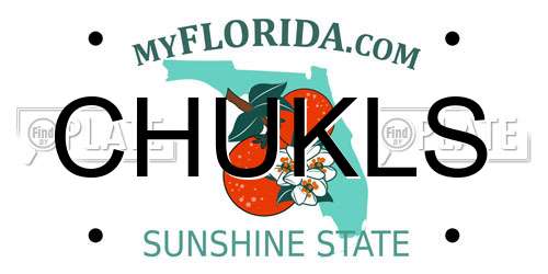 CHUKLS Florida License Plate