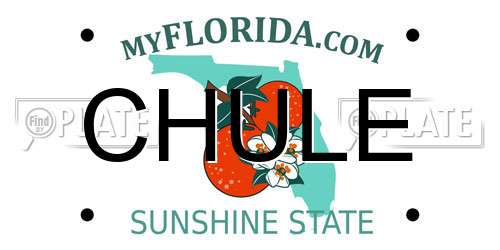 CHULE Florida License Plate
