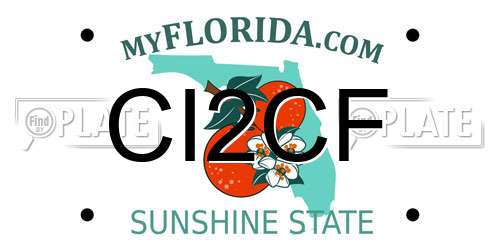 CI2CF Florida License Plate