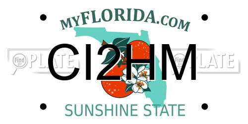 CI2HM Florida License Plate