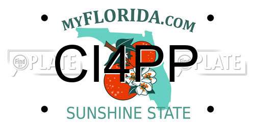 CI4PP Florida License Plate