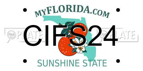 CIFS24 Florida License Plate