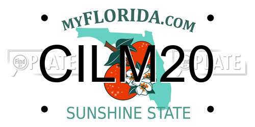 CILM20 Florida License Plate