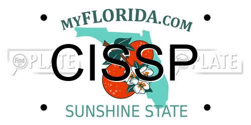 CISSP Florida License Plate