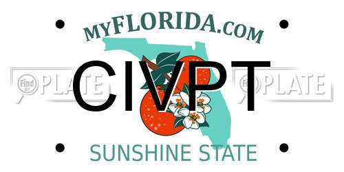 CIVPT Florida License Plate