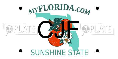 CJF Florida License Plate