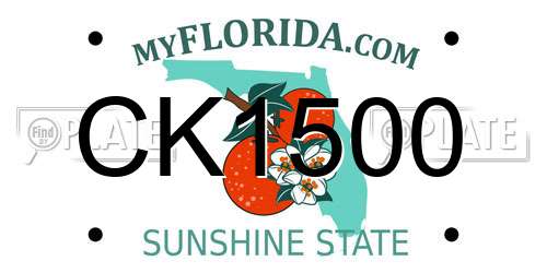 CK1500 Florida License Plate