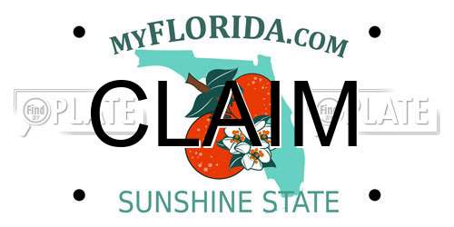 CLAIM Florida License Plate