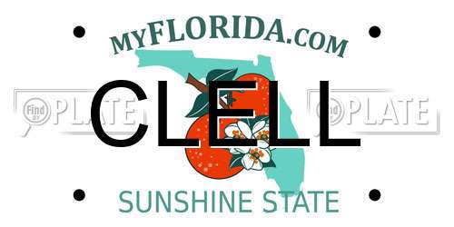 CLELL Florida License Plate