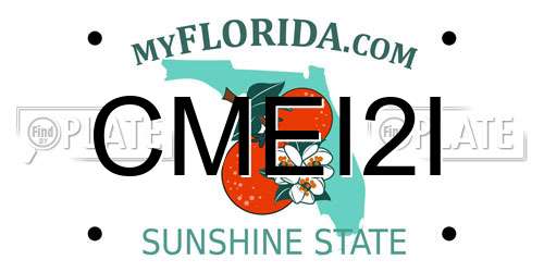 CMEI2I Florida License Plate
