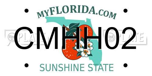 CMHH02 Florida License Plate