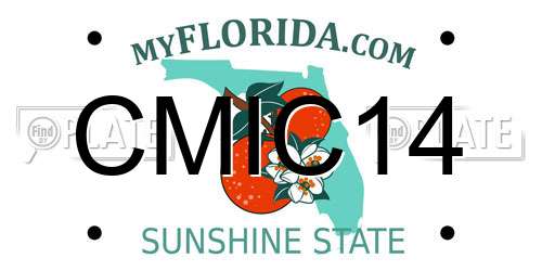 CMIC14 Florida License Plate