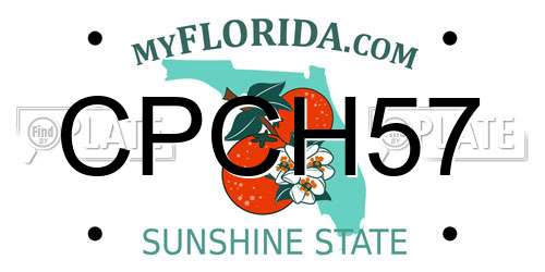 CPCH57 Florida License Plate