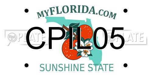 CPIL05 Florida License Plate