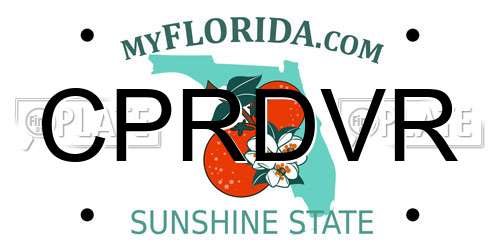 CPRDVR Florida License Plate