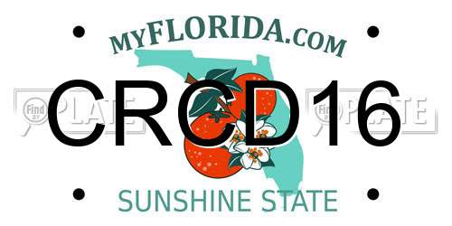 CRCD16 Florida License Plate