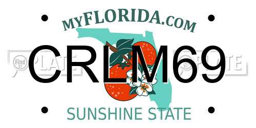 CRLM69 Florida License Plate