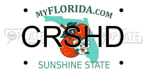 CRSHD Florida License Plate