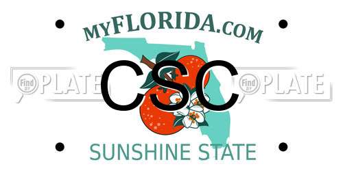 CSC Florida License Plate
