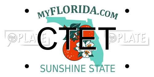 CTET Florida License Plate