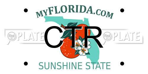 CTR Florida License Plate