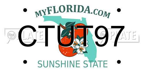 CTUT97 Florida License Plate