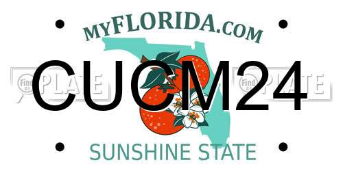 CUCM24 Florida License Plate