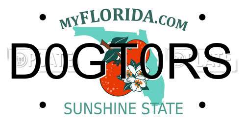 D0GT0RS Florida License Plate