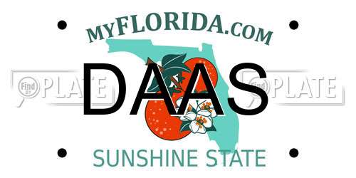 DAAS Florida License Plate