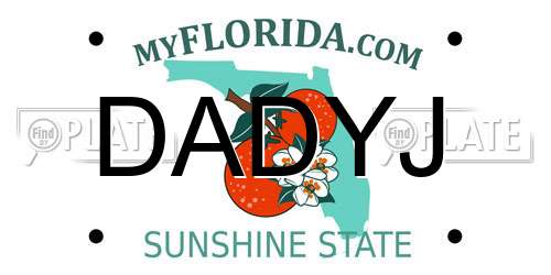 DADYJ Florida License Plate