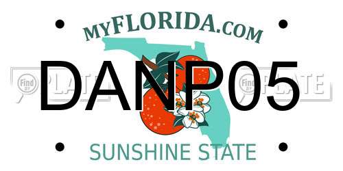 DANP05 Florida License Plate