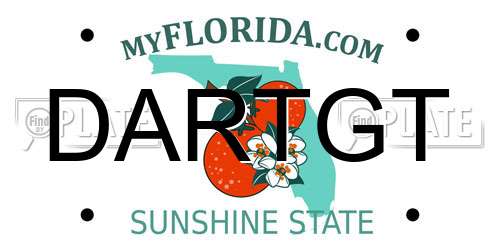 DARTGT Florida License Plate