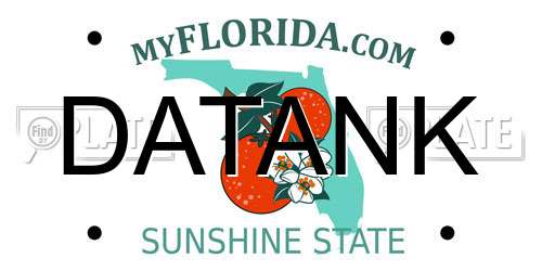 DATANK Florida License Plate
