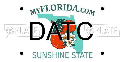 DATC Florida License Plate