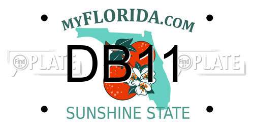 DB11 Florida License Plate