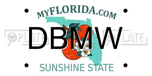 DBMW Florida License Plate